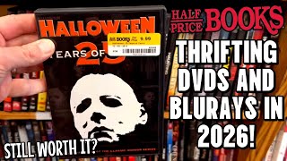Thrifting DVDs And BLURAYS In 2026! | Half-Price BOOKS Trip | Is It STILL Worth It?