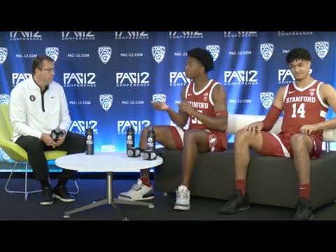 Stanford Press Conference: 2022 Pac-12 Men's Basketball Media Day