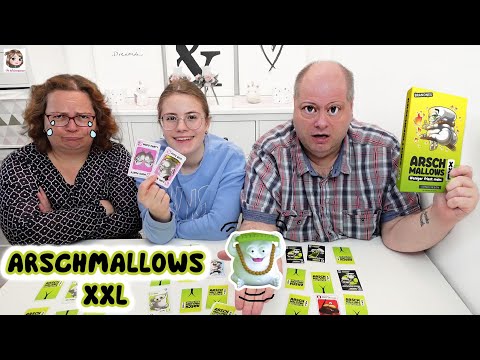 ARSCHMALLOWS XXL 🍑 Rules & Let's Play 🌟 Who is the XXL ass of us three? | Denkriesen