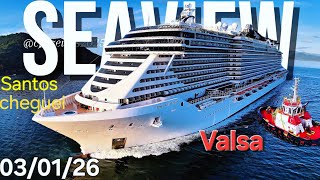 MSC SEAVIEW navio 03/01/26 ‎⁨@cruzeiros2025⁩ navio Salvado Buzios chegando  #cruzeiro #google