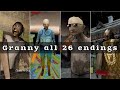 Granny all 26 endings