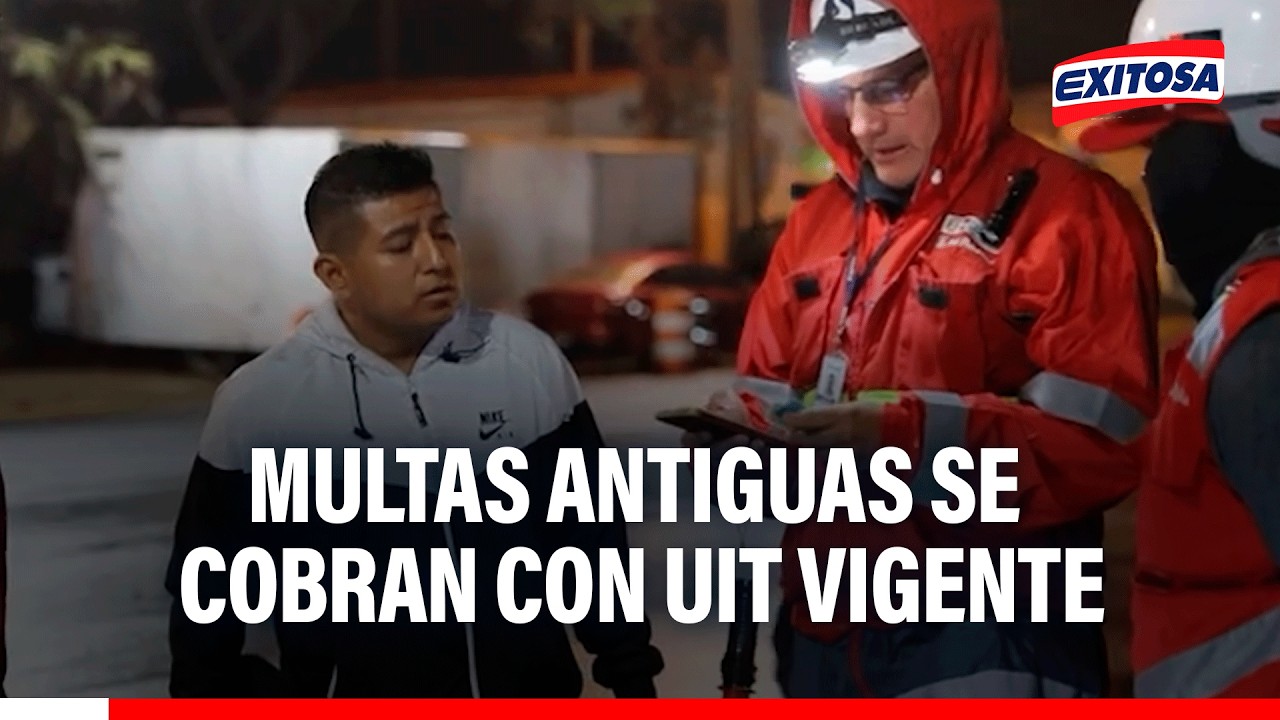 🔴🔵 Pago de multas de transporte antiguas se calcula con el valor actual de la UIT