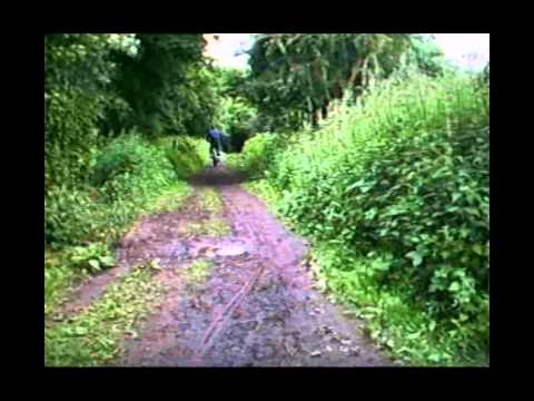 Huyton 2014 - Mountain biking in Stadt Moers park