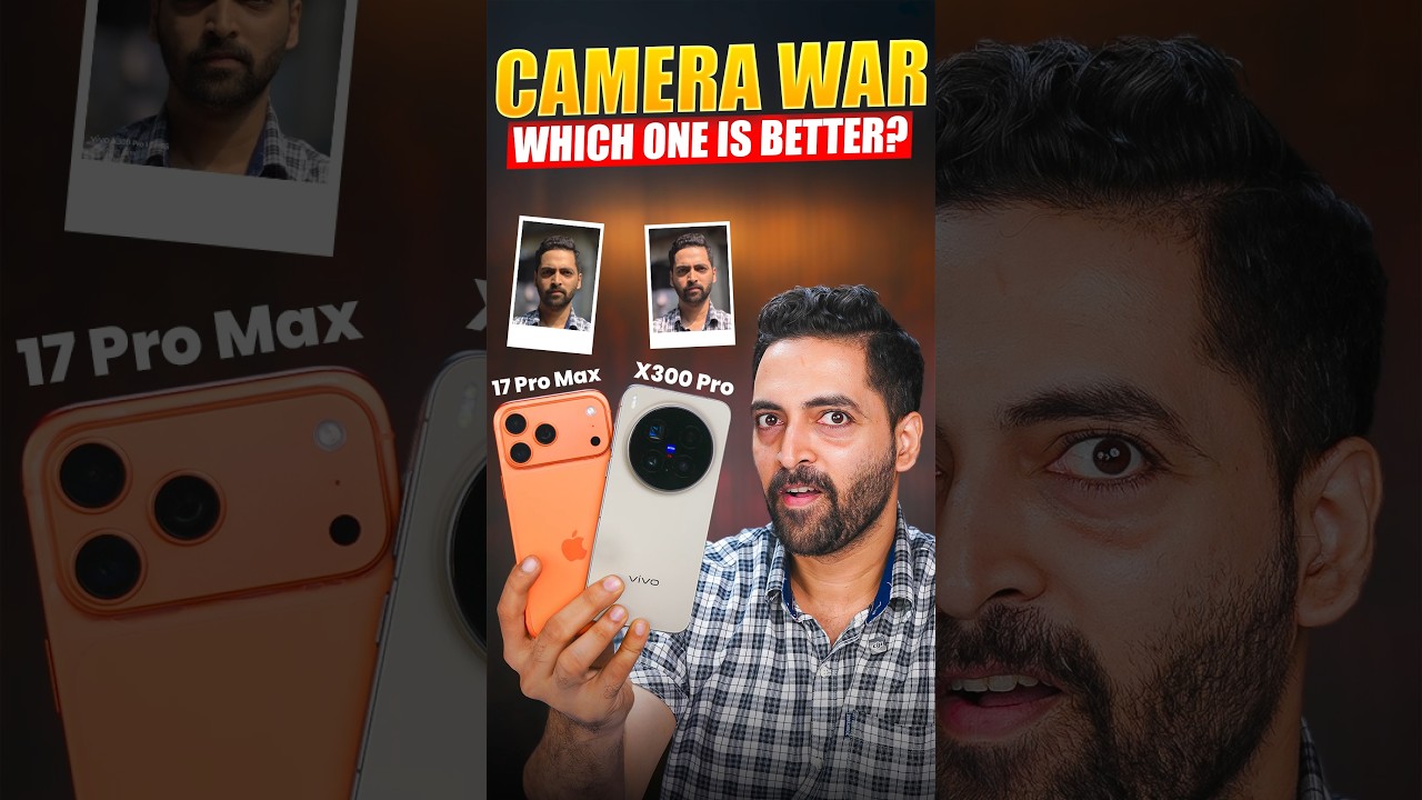 vivo X300 Pro Vs iPhone 17 Pro Max : Camera KING?? #shorts