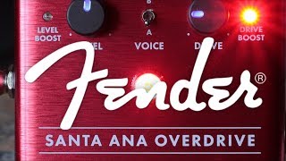 Video thumbnail for Fender Santa Ana Overdrive review - Red Hot & Versatile by james ryan