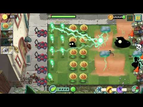 Plants vs. Zombies 2 - Pinata Party - June 24, 2017 - MAX Level Plants
