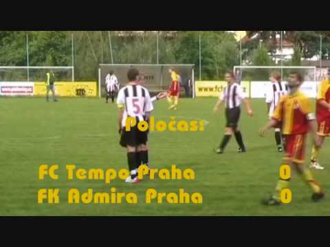 FC Tempo Praha (MB)  2:1  FK Admira Praha B - 1. poločas