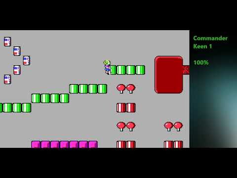 Commander Keen 1 100% in 10:30 Speedrun (WR)