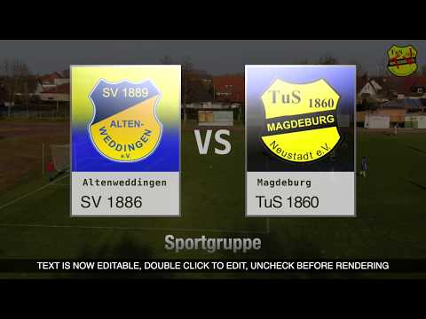 TuS 1860 Magdeburg Sportgruppe siegt 3:2 in Altenweddingen.