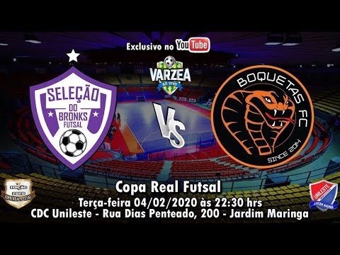 Seleção do Bronks FS  x  Boquetas FC - Copa Real Futsal 2020