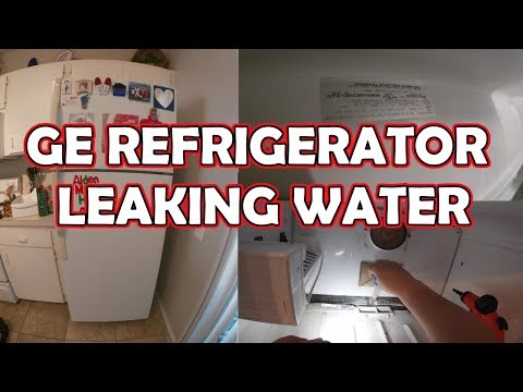 How to Fix #GE #Refrigerator Leaking Water | Model GTS18HCMFRWW