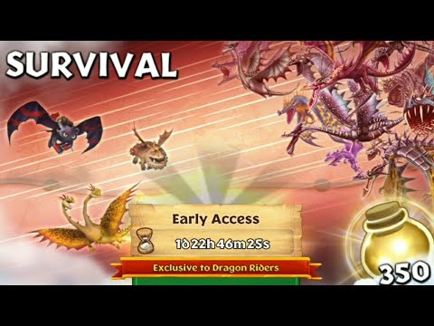 New SURVIVAL Gauntlet Event Full Walkthrought - Dragons: Rise Of Berk
