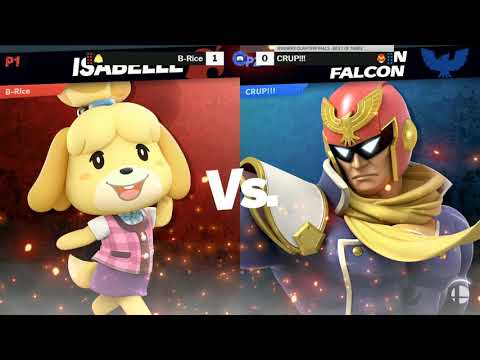 TSL 195 SSBU WR3 - B-Rice (Isabelle) vs CRUP!!! (Captain Falcon)