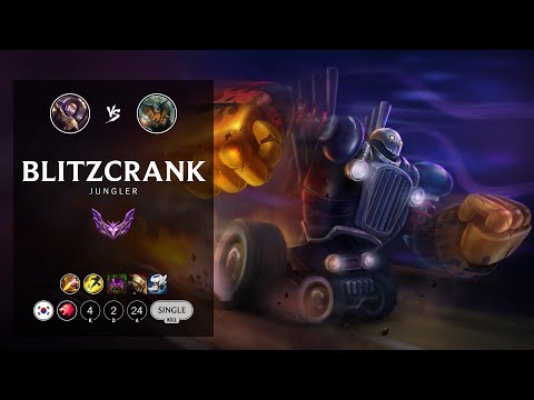 Blitzcrank Jungle vs Olaf - KR Master Patch 12.19