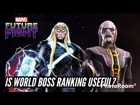 Is World Boss Ranking Useful?? Thor vs Ebony Maw WBU Gameplay - Marvel Future Fight