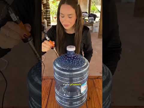 ✨ حيلة الثقوب في العلبة والماء 💦 #shorts #shortvideo