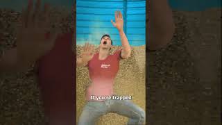 Download lagu Escaping A Grain Bin 😰 mp3