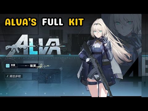 Alva is the Sprinfield of the Ice Team - Her Full Kit With Numbers |  Girls' Frontline 2: Exilium