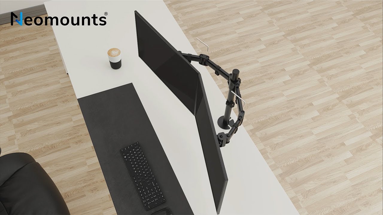 Video demostrativo del Neomounts NM-D135DBLACK Brazo de monitor 10-27″