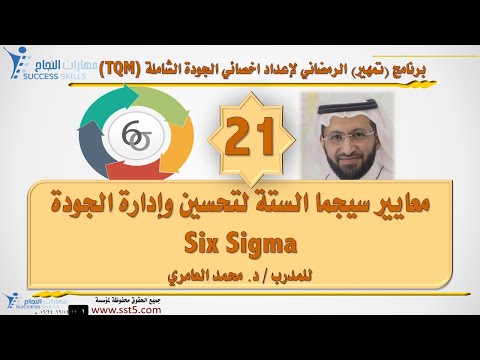 معايير سيجما الستة لتحسين وإدارة الجودة Six Sigma مع د. محمد العامري
