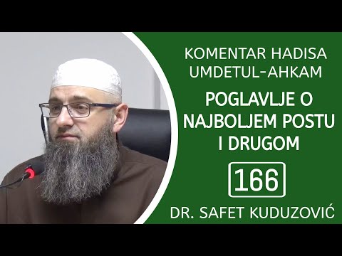 166. UMDETUL-AHKAM - Zabrana posta dana petka zasebno