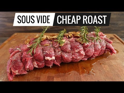 Sous Vide CHEAP ROAST experiment - From Tough Chuck to Tender N Juicy!