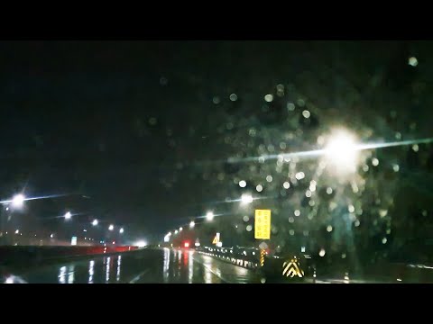 It’s raining and the road is long, but I’ll drive gently so you can keep sleeping