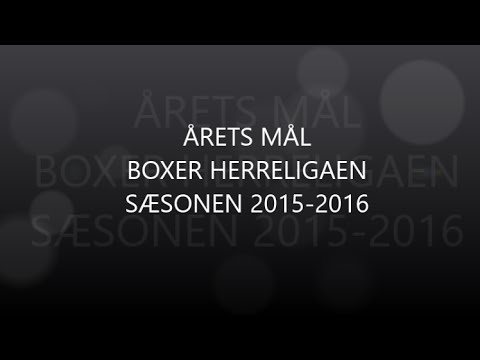 Årets Mål (Boxer Herreligaen) Sæsonen 2015-2016