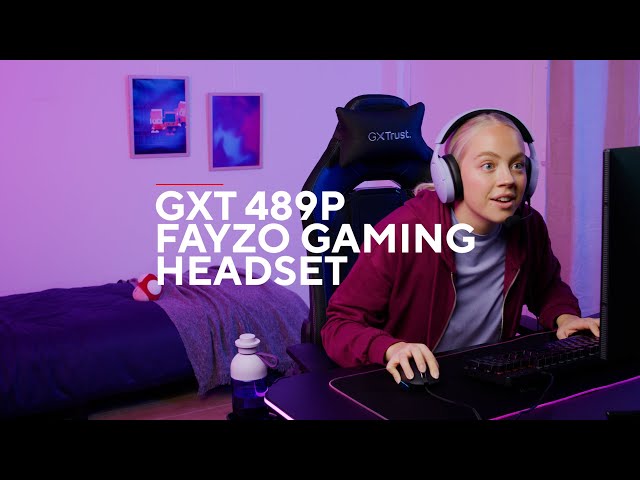 Video teaser for Fayzo Gaming Headset for PC, PlayStation, Xbox, Switch and more.. in PURPLE!