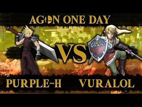 AGON One Day - TCL | Purple~H (Cloud) vs Vuralol (Link) - Winners Quarterfinals - Smash 4