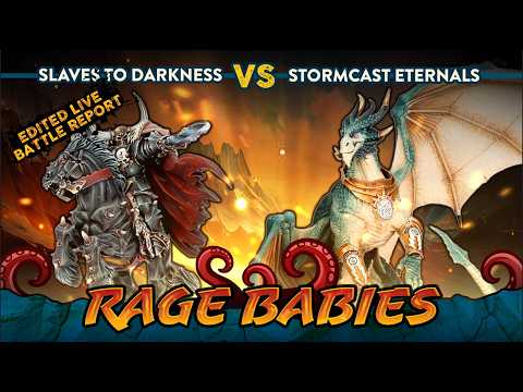 Stormcast Eternals VS Slaves to Darkness (Edited: LIVE Report)