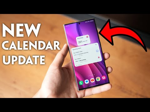 NEW Update For Samsung Calendar App!! Check It OUT