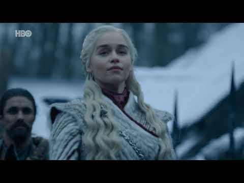 Arya y Sansa ven a los dragones de Daenerys | Juego de Tronos Temporada 8 Episodio 1 | 1080p