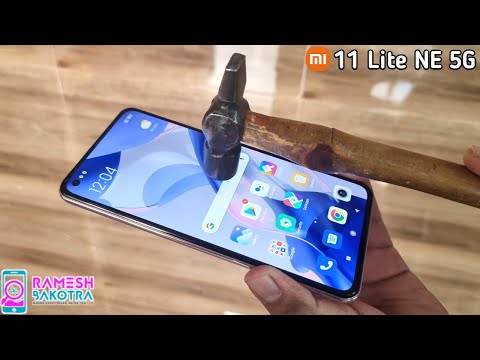 Xiaomi 11 Lite NE 5G Screen test | Gorilla Glass 5