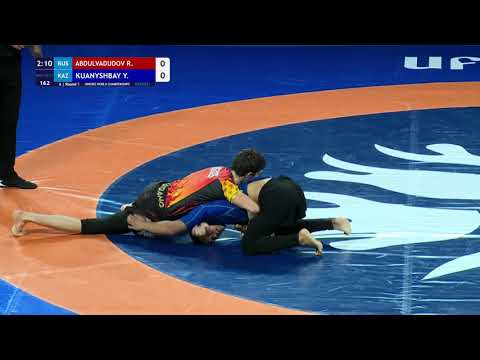 Round 1 Men's GP No-Gi - 71 kg: R. ABDULVADUDOV (RUS) v. Y. KUANYSHBAY (KAZ)