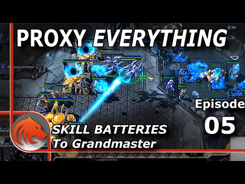 StarCraft 2: Double Robo Immortals Skill Battery Proxy!