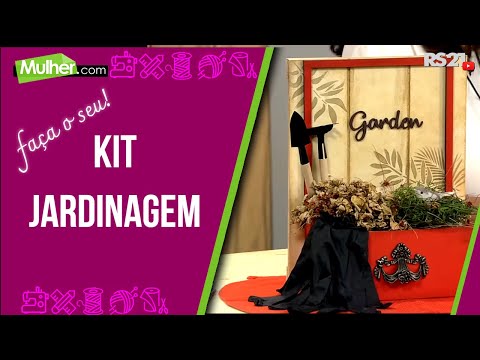 Aprenda a fazer um lindo Kit Jardinagem - Mulher.com - Rede Século 21 - 13/09/2021