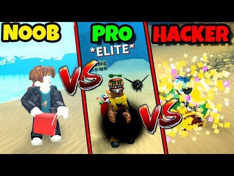 Noob Vs Pro Vs Hacker Big Booga Dig Version Roblox Youtube - noob vs pro vs hacker treasure hunt simulator version roblox