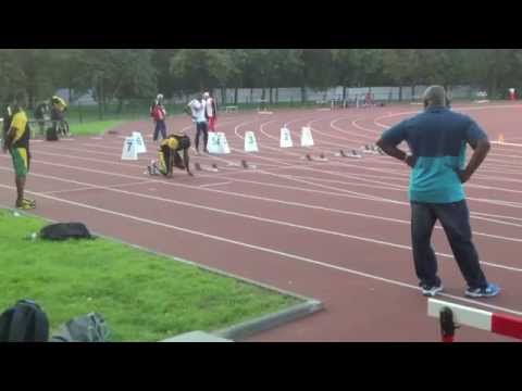 Usain Bolt acceleration and starts - competition warm up