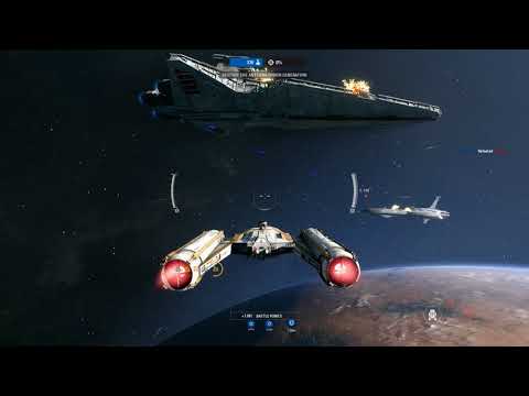 Destroying the Droid Control Ship | Star Wars Battlefront 2 (4K)