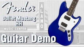 Video thumbnail for Squire Bullet Mustang HH Demo by Alamo Music Center