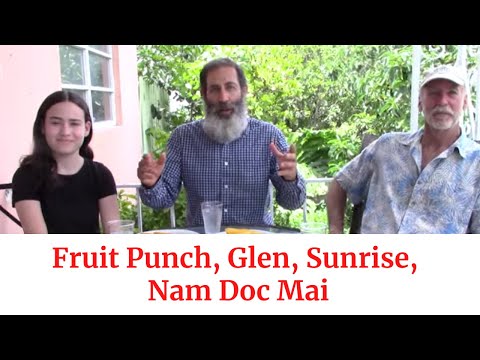 Mango Tasting Table #2.  Fruit Punch, Glen, Sunrise, Nam Doc Mai