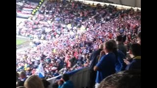 Rangers Fans v Derby - Build My Gallows