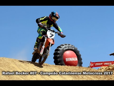 Final Campeonato Catarinense Motocross 2017 - Categoria 65cc Piloto Rafael Becker