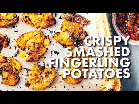 Crispy Smashed Fingerling Potatoes