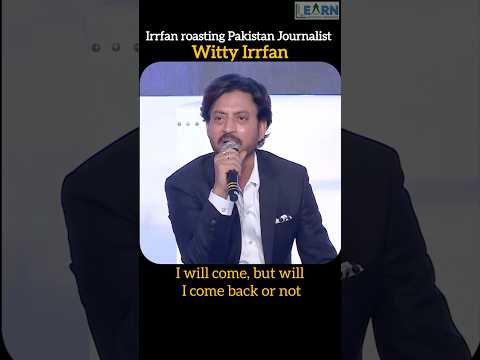 Pakistan is not trustworthy - Irrfan sir knew this back then #irfan #irfankhan