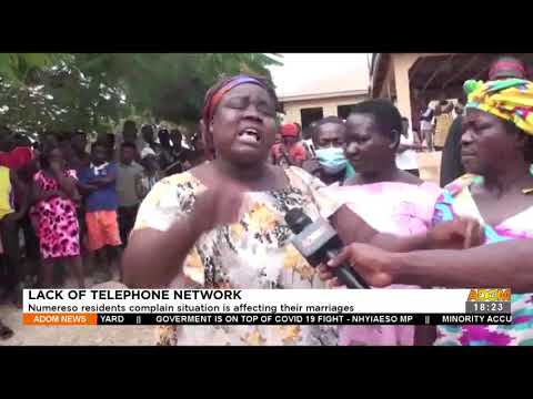 Lack of Telephone Network - Adom TV News (26-11-21)