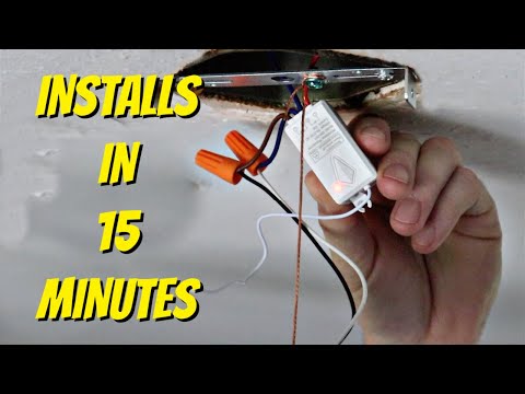 Replace Pull Chain Light Fixture With Wireless Switch