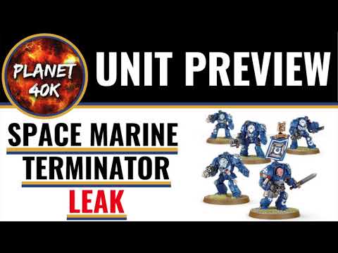 Warhammer 40k Space Marine Terminators LEAKED PREVIEW 9th Edition