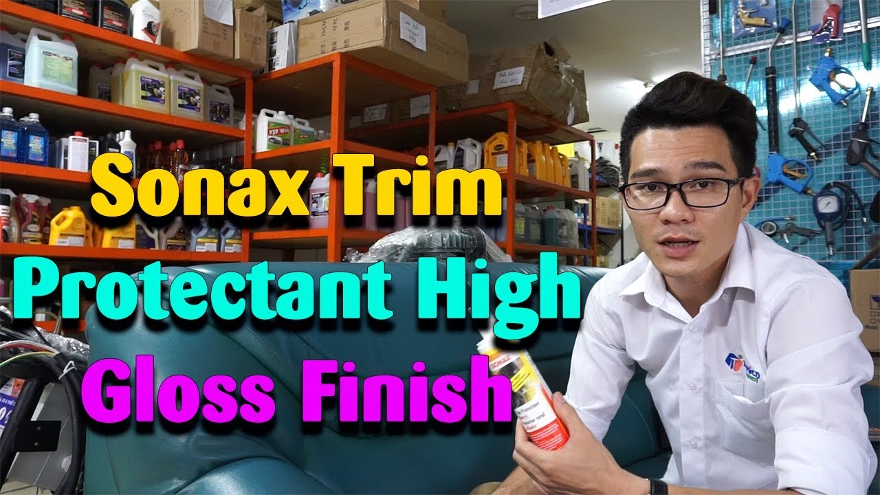 Nhũ dịch làm sạch và bảo quản Sonax Trim Protectant 19